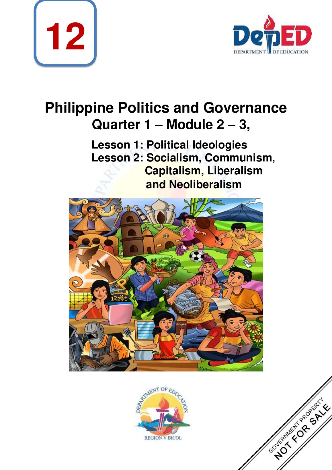 Philippine Politics and Governance Lesson 1: Political Ideologies Lesson 2: Socialism, Communism,  Capitalism, Liberalis... preview image