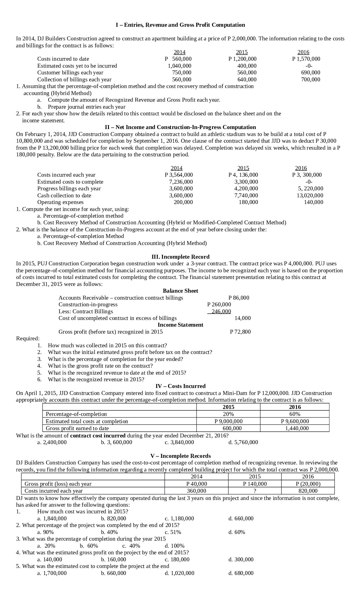 Construction Accounting- Illustrations preview image