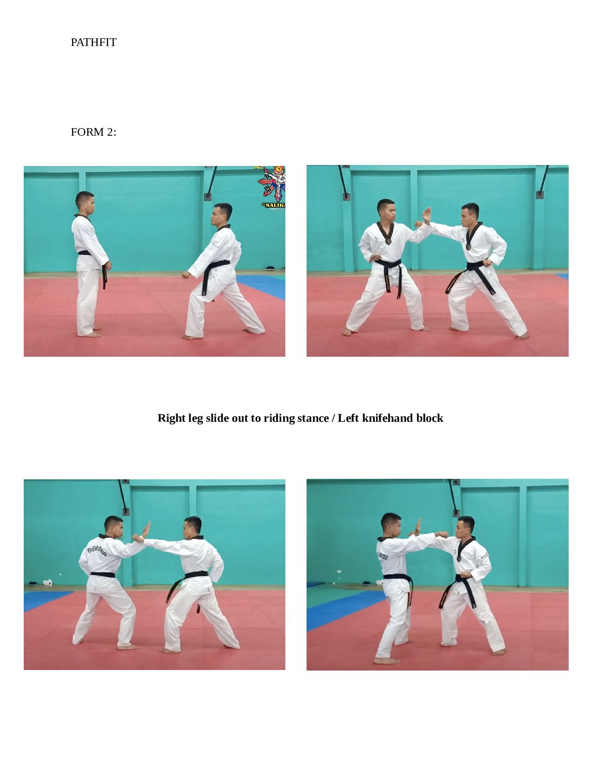 PATHFIT RESEARCH ON SEQUENTIAL IMAGES OF TAEKWONDO SELF DEFENSE OR WHITEBELTS document preview page 3