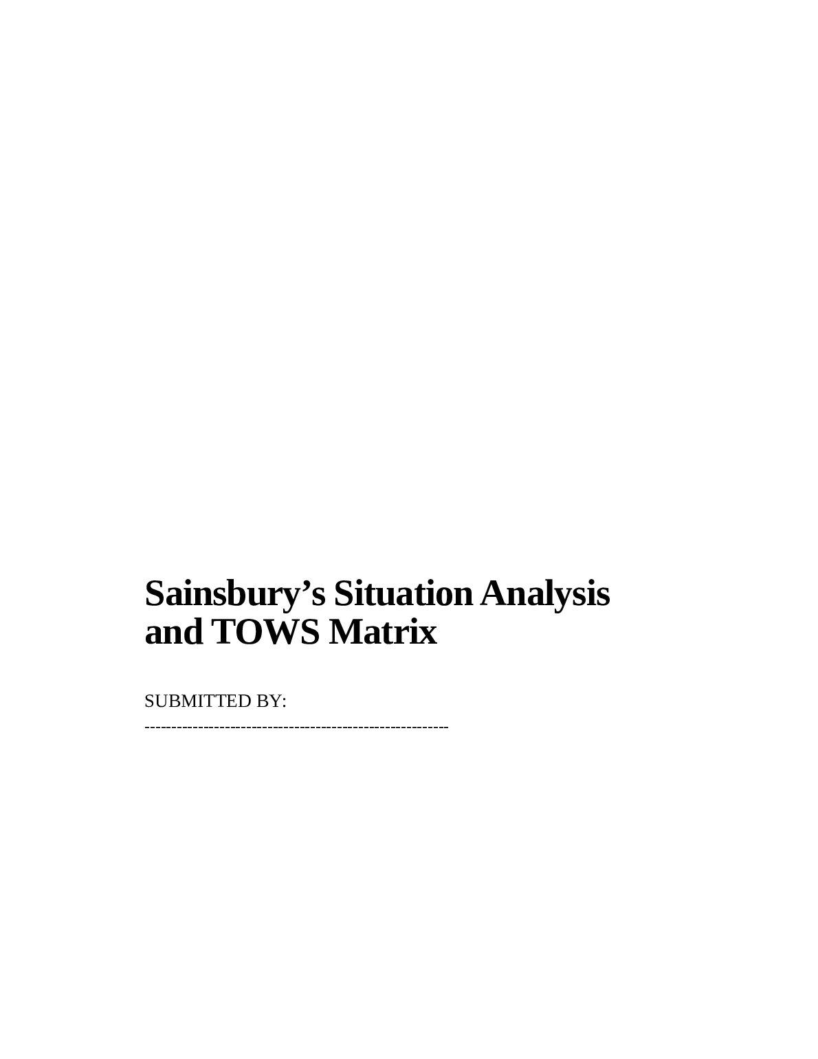 Sainsbury_s_Situation_Analysis_and_TOWS_Matrix.docx.pdf Preview 1