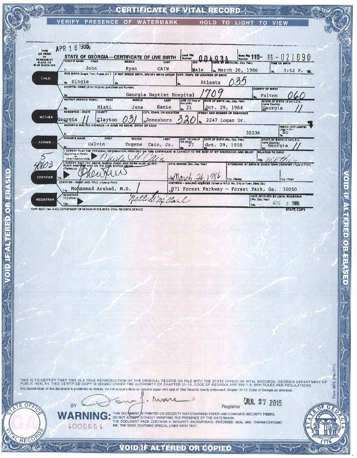 John_Cain_Birth_Certificate.pdf.pdf Preview 1