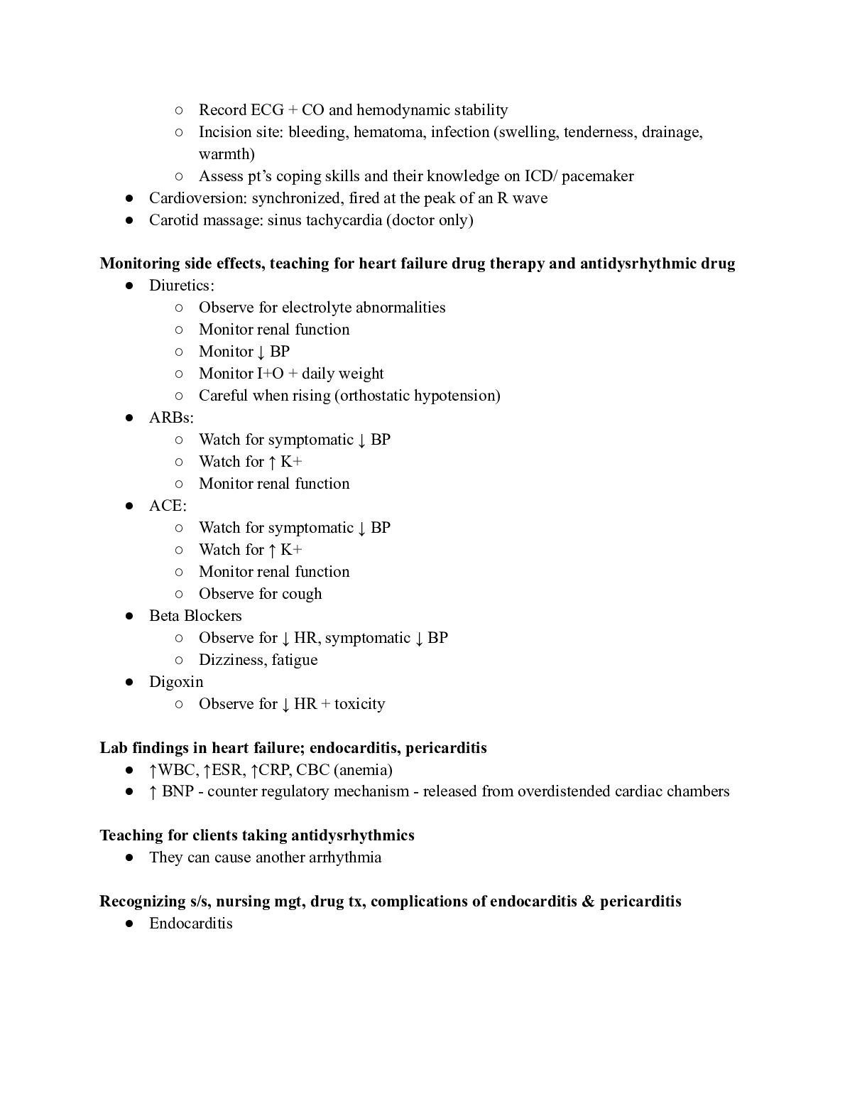 NURSING 241  Med Surg 2 Final Blueprint document preview page 4