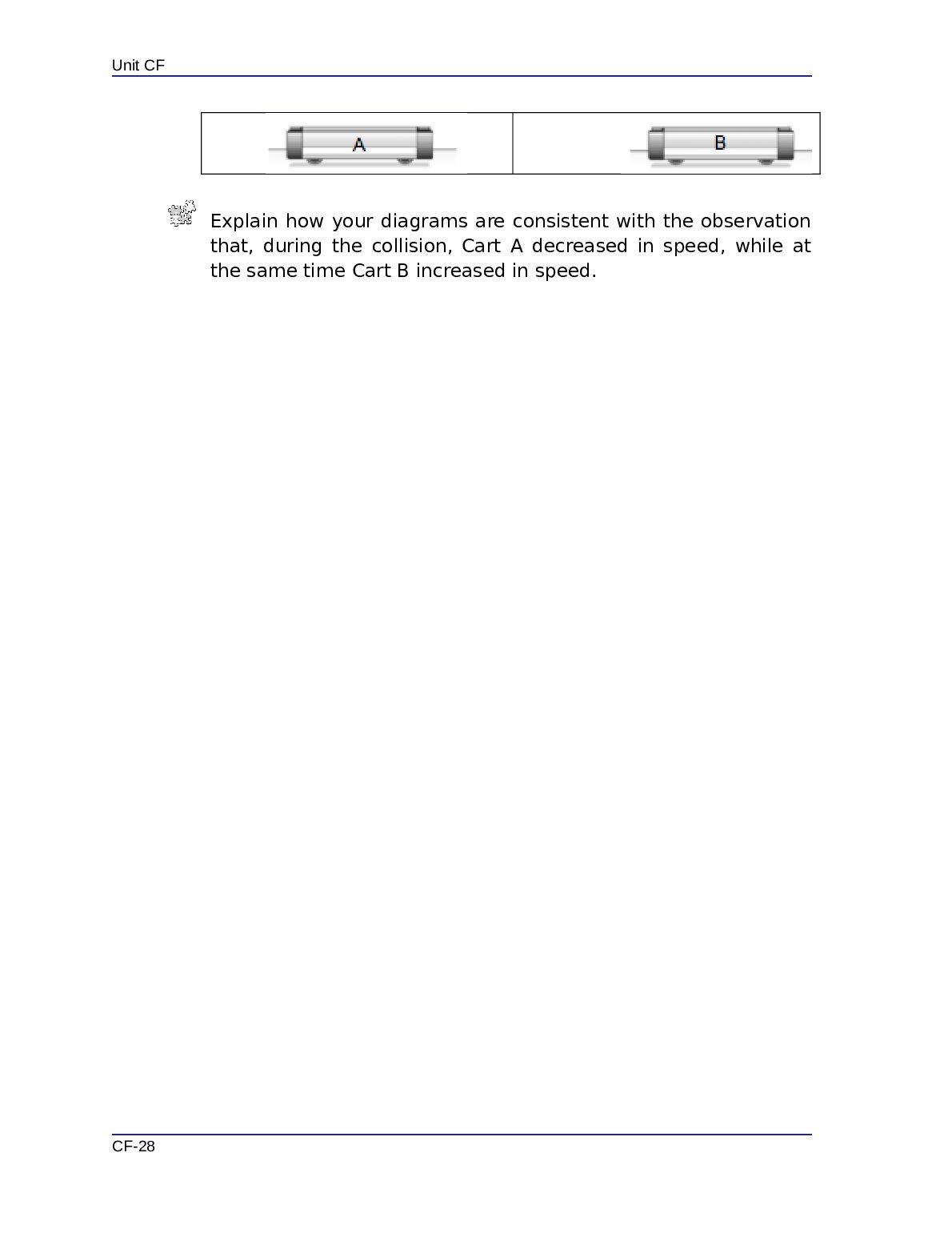 PHYS 170  UNIT CF  Developing Ideas  ACTIVITY 3: Comparing Forces During  Interactions document preview page 4