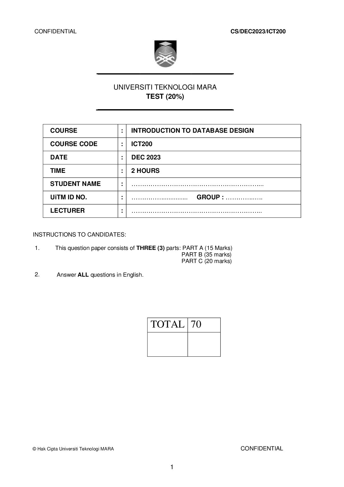 2023_DEC_ICT200_Test_Q.pdf.pdf Preview 1