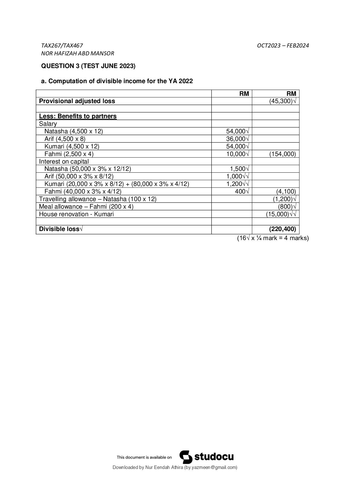 TAX 267 SS CT TEST Q3 preview image