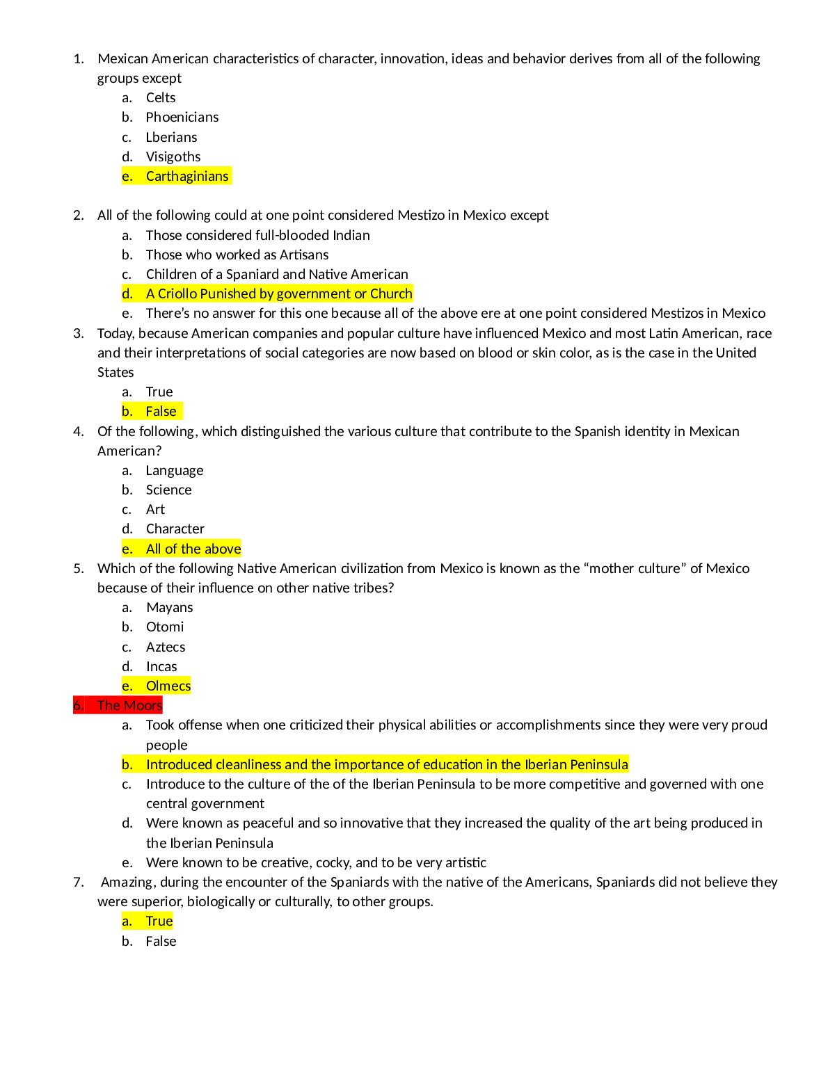 HUMA 1301 - Exam #1. preview image