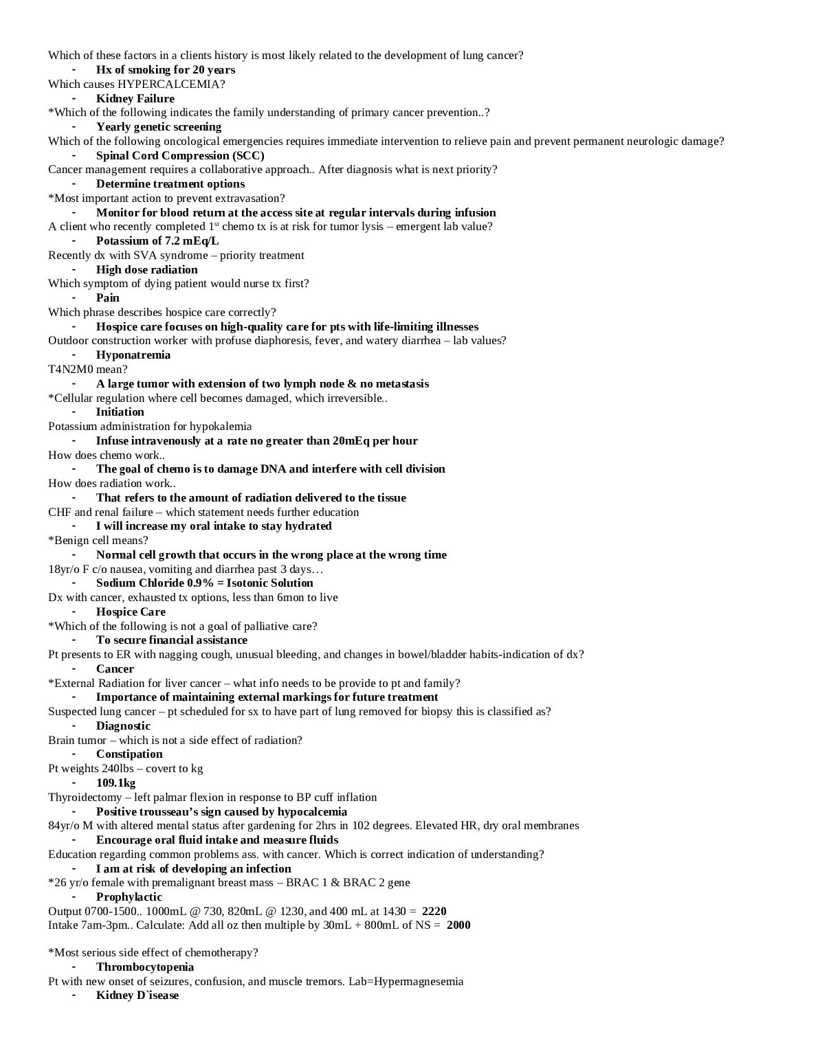 NUR 2356  MDC II Exam preview image
