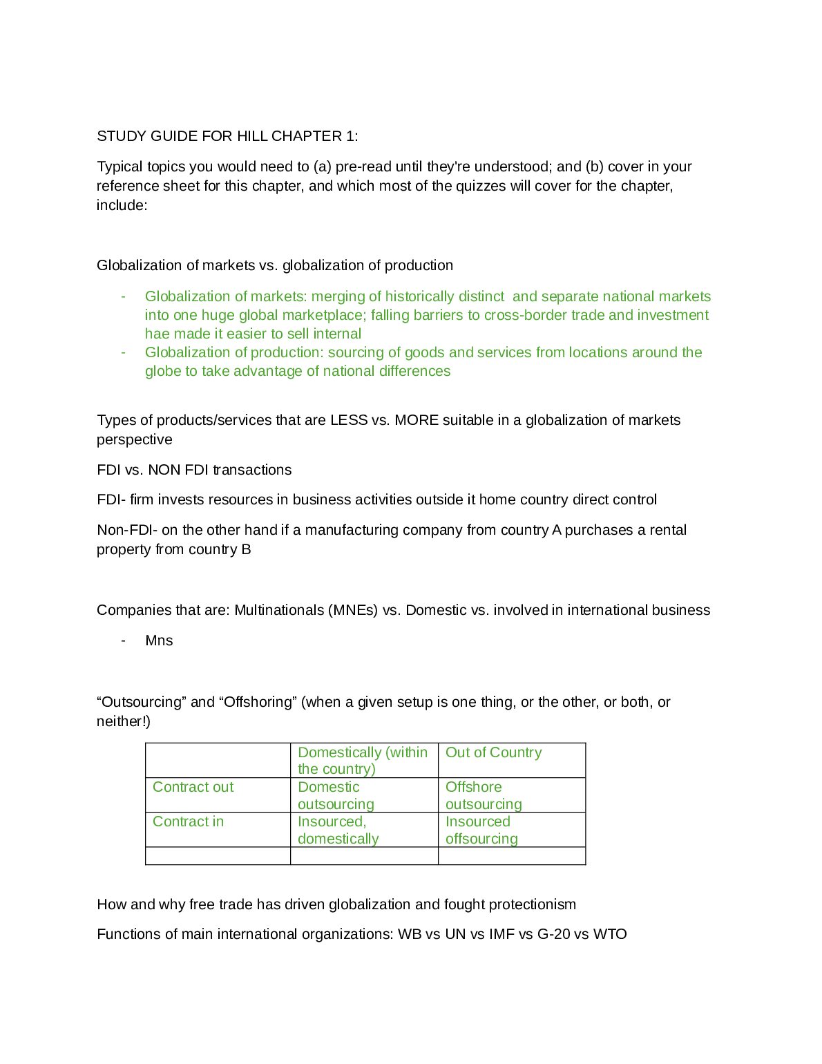 MANA 5361 Introduction to the American Healthcare System STUDY GUIDE FOR HILL CHAPTER 1 & 2 preview image
