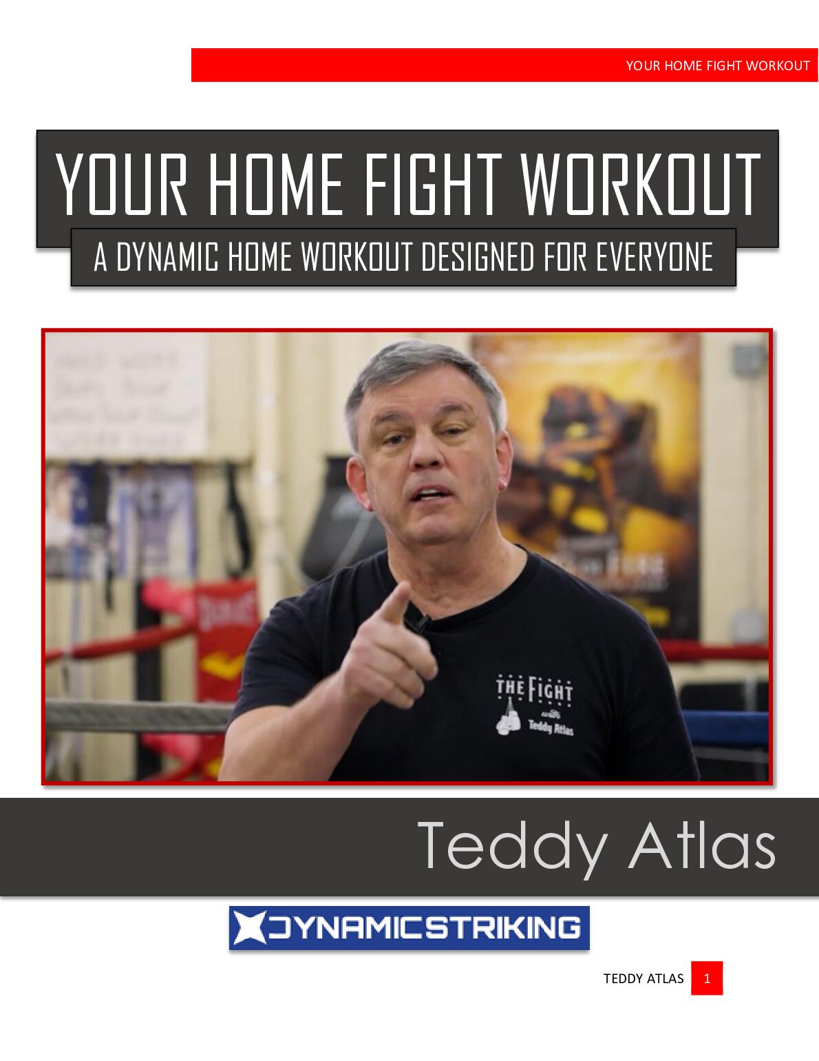 YOUR HOME FIGHT WORKOUT A DYNAMIC HOME WORKOUT DESIGNED FOR EVERYONE Teddy Atlas preview image