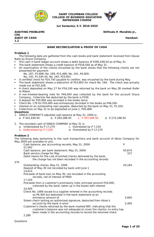 1.2.5_Bank_Recon___Proof_of_Cash___Answer.docx