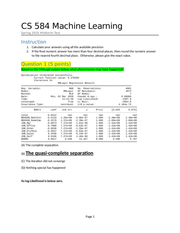 2020_S1_CS584_Machine_Learning_MidTermTest.docx
