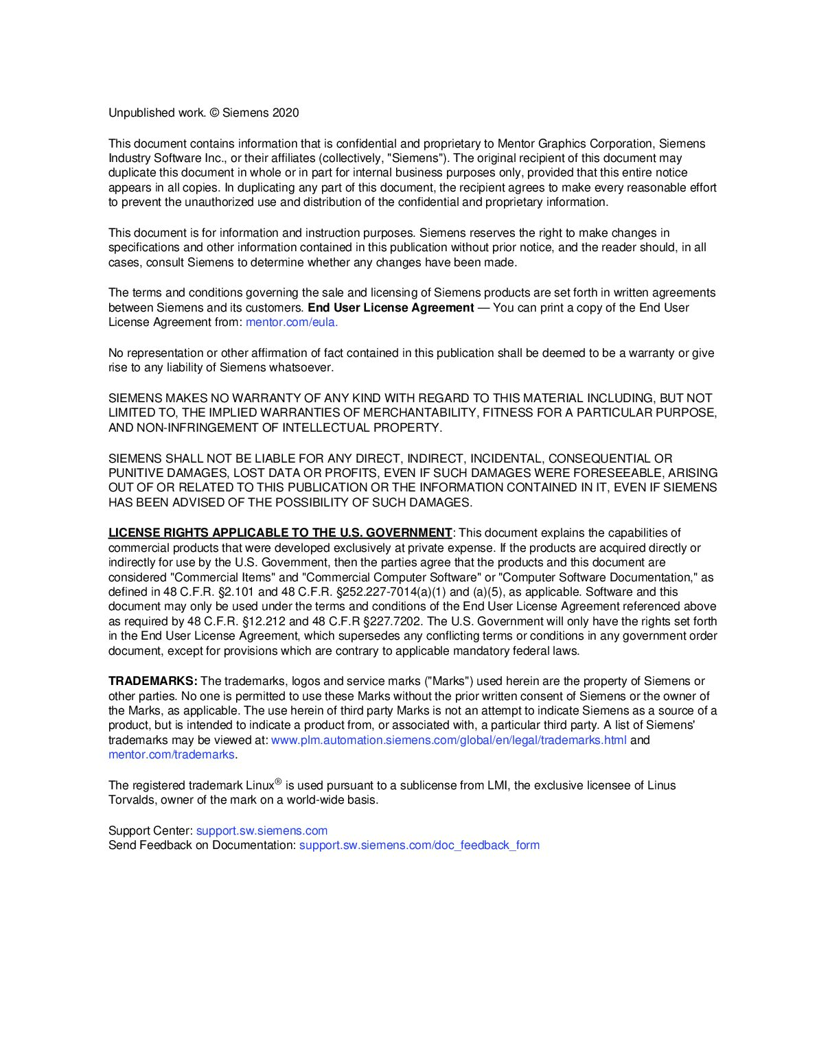 Tessent® BoundaryScan User’s Manual  Software Version 2020.3 document preview page 2