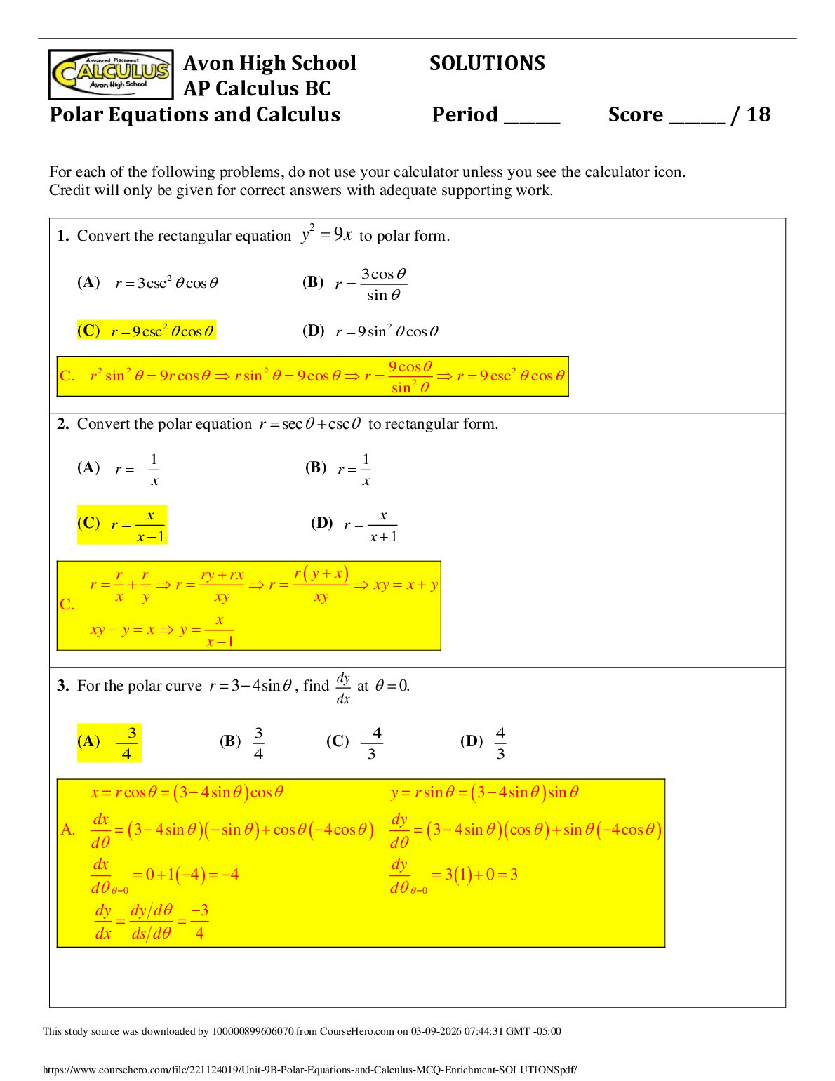 Unit_9B___Polar_Equations_and_Calculus___MCQ_Enrichment___SOLUTIONS.pdf.pdf Preview 1