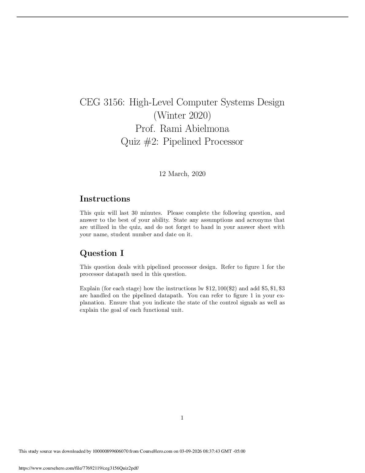 ceg3156Quiz2.pdf.pdf Preview 1