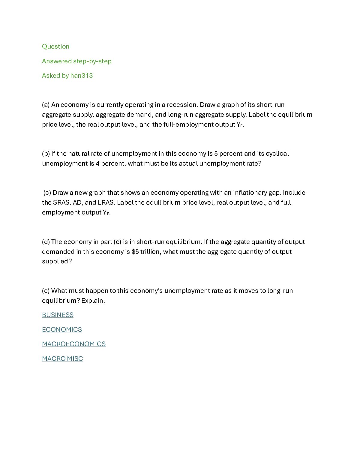 An economy is currently operating in a recession..pdf Preview 1