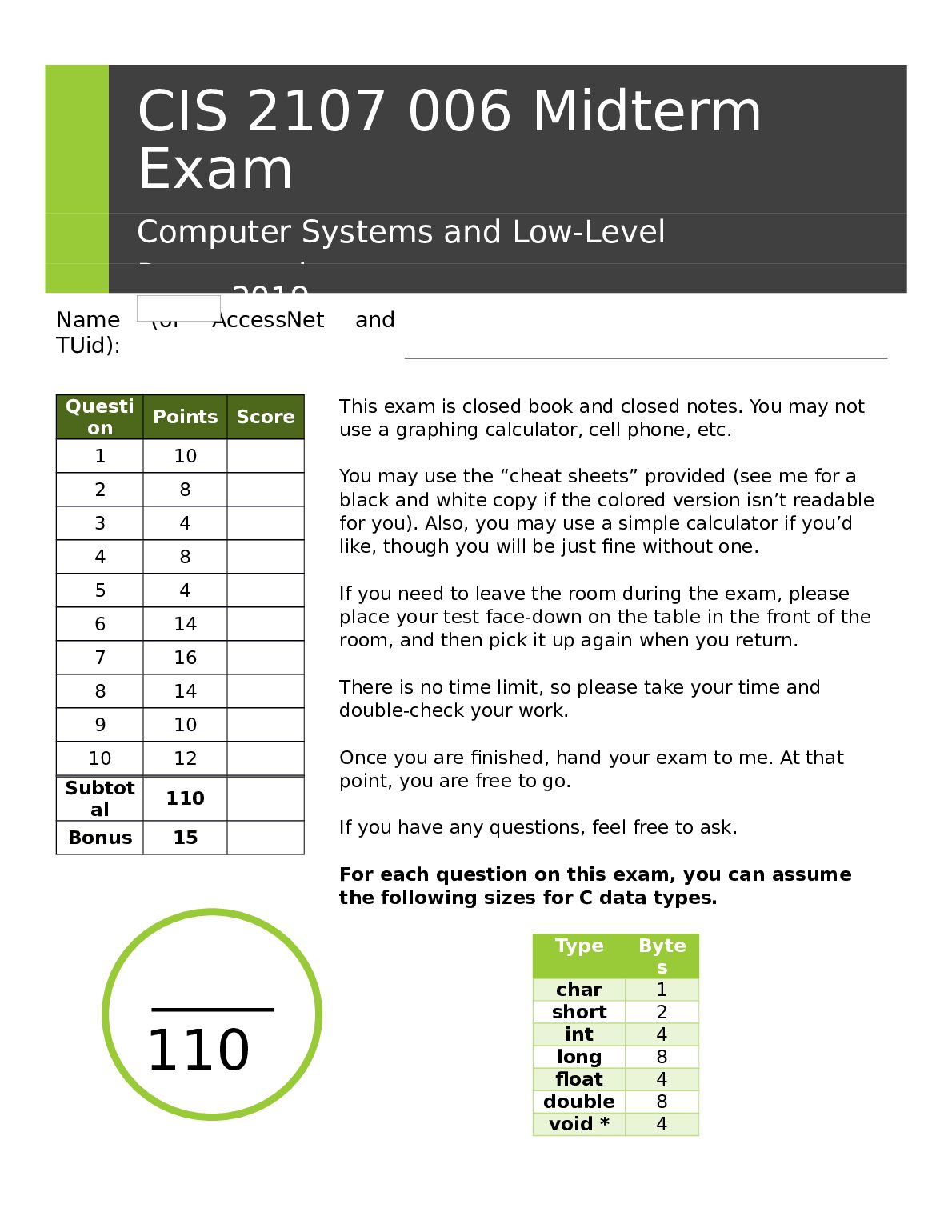 CIS_2107_006_Midterm_Exam_Spring_2019.docx.pdf Preview 1