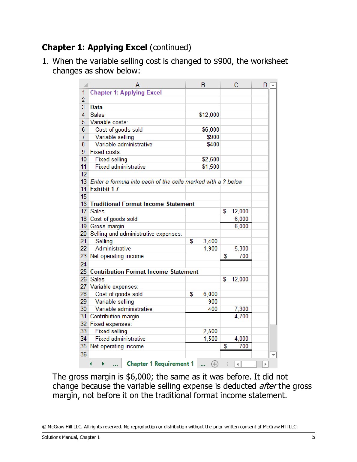 Solutions Manual For Introduction to Managerial Accounting 10th Edition (2025 Release) By Peter Brewer, Ray Garrison, Eric Noreen document preview page 6