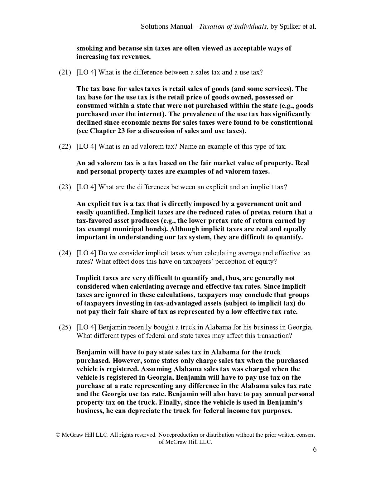 Solutions Manual For McGraw Hill's Taxation of Individuals 2026 By Brian Spilker, Benjamin Ayers, John Barrick, Troy Lewis, John Robinson, Connie Weav... document preview page 7