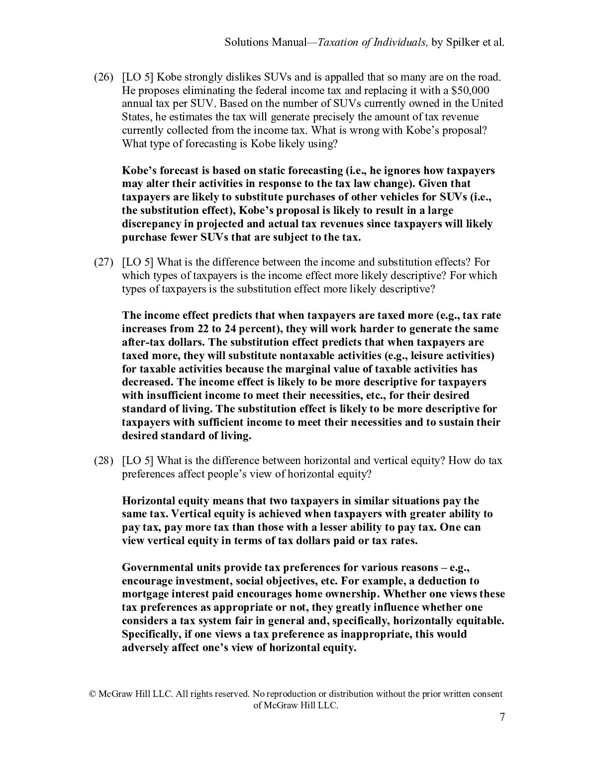 Solutions Manual For McGraw Hill's Taxation of Individuals 2026 By Brian Spilker, Benjamin Ayers, John Barrick, Troy Lewis, John Robinson, Connie Weav... document preview page 8