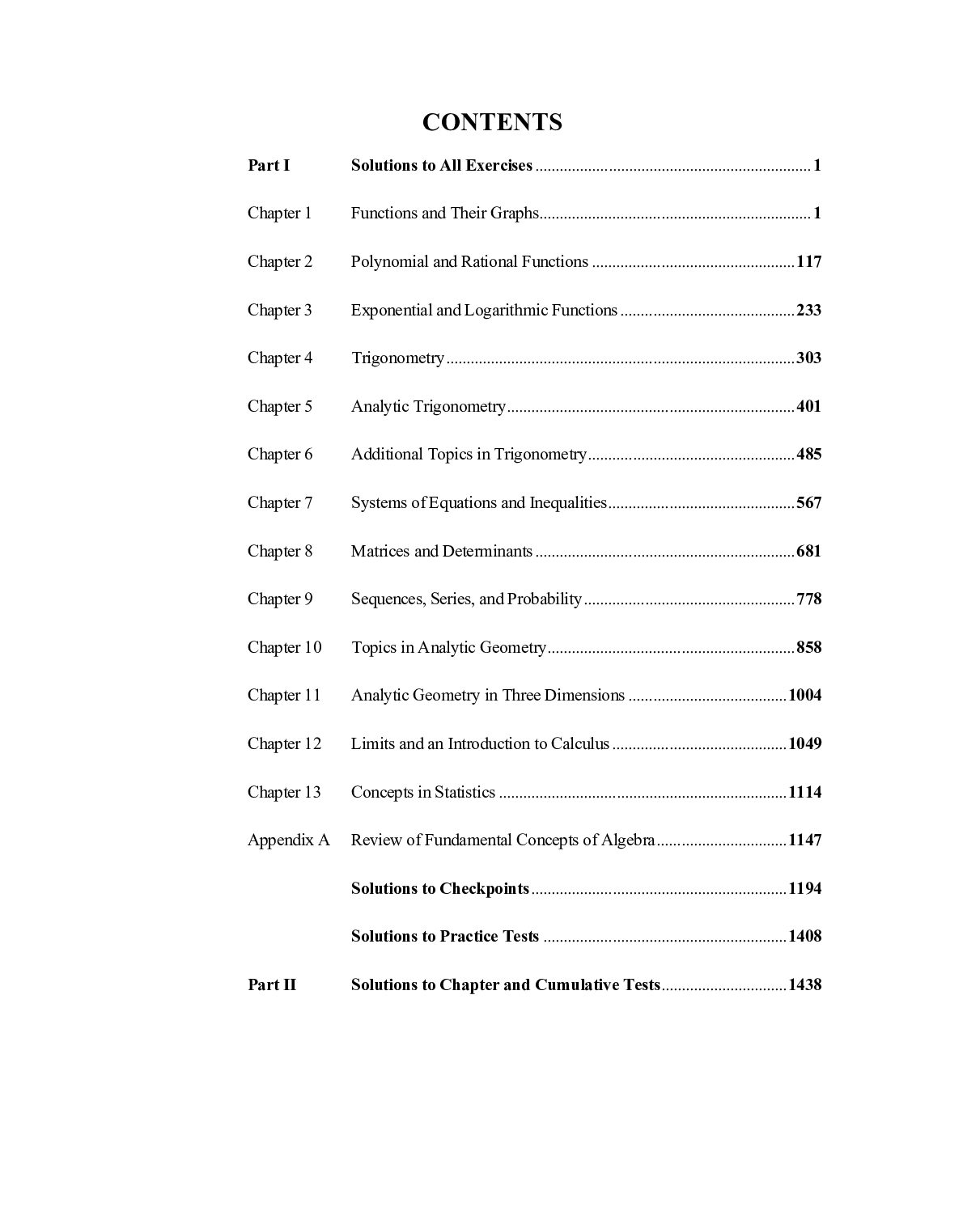 Solutions Manual For Precalculus with Limits 5th Edition By Ron Larson, Paul Battaglia document preview page 2
