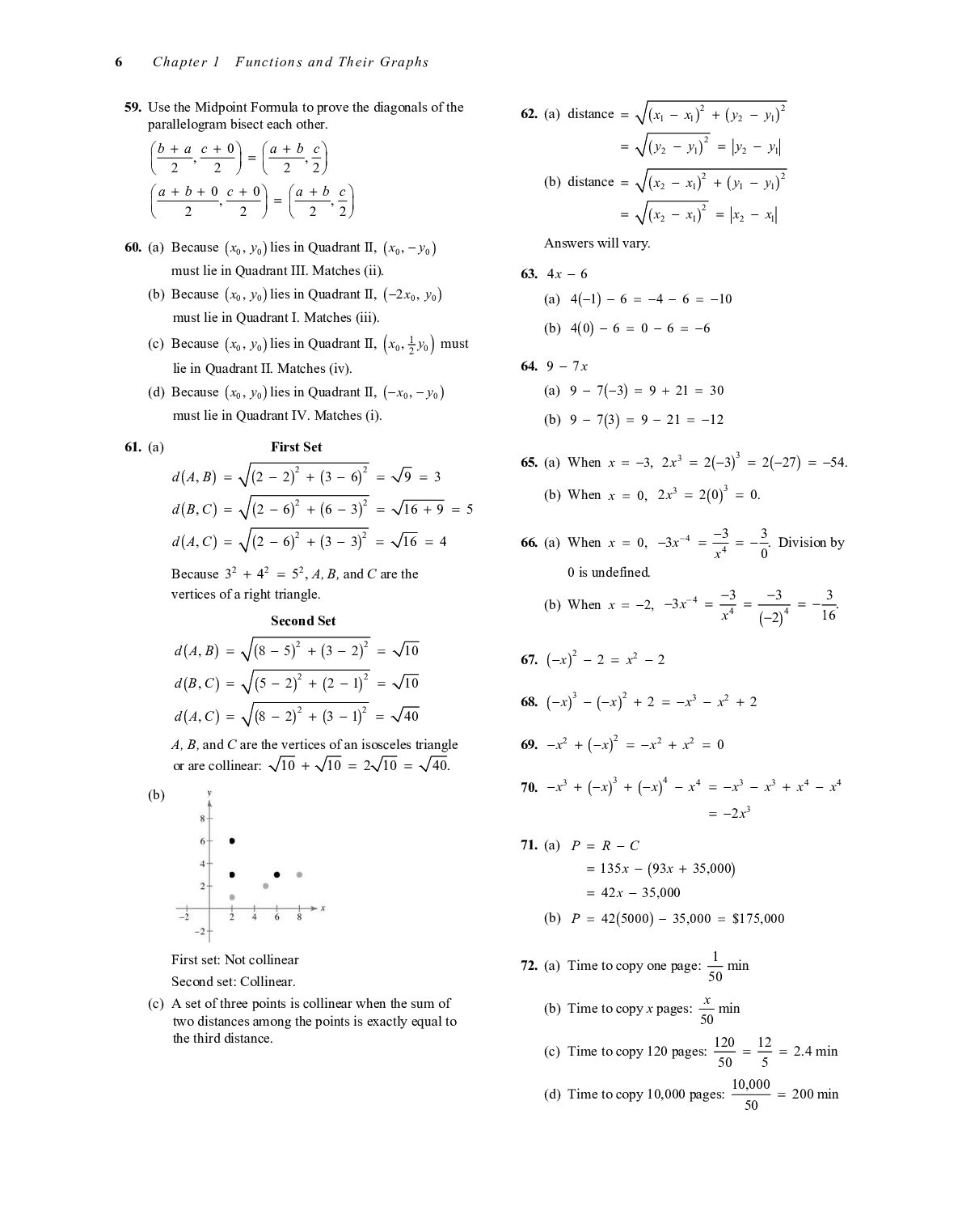 Solutions Manual For Precalculus with Limits 5th Edition By Ron Larson, Paul Battaglia document preview page 8