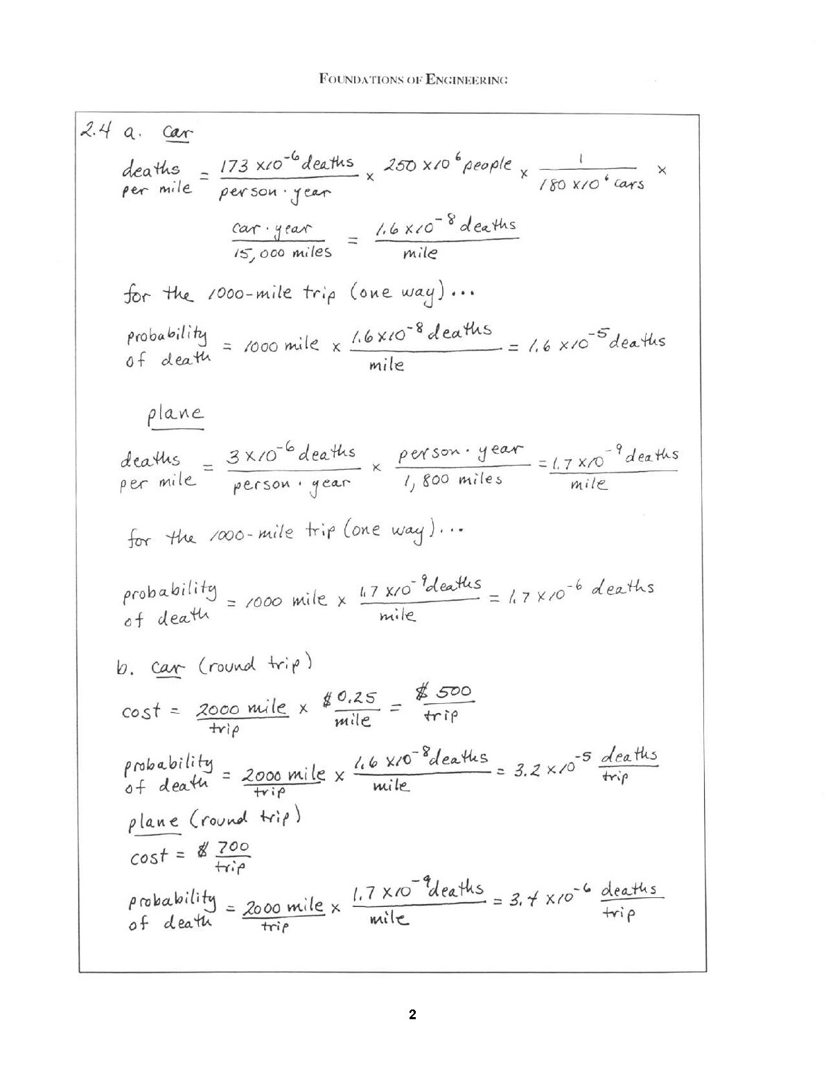 Solutions Manual For Foundations of Engineering 3rd Edition By Mark Holtzapple, Reece document preview page 3