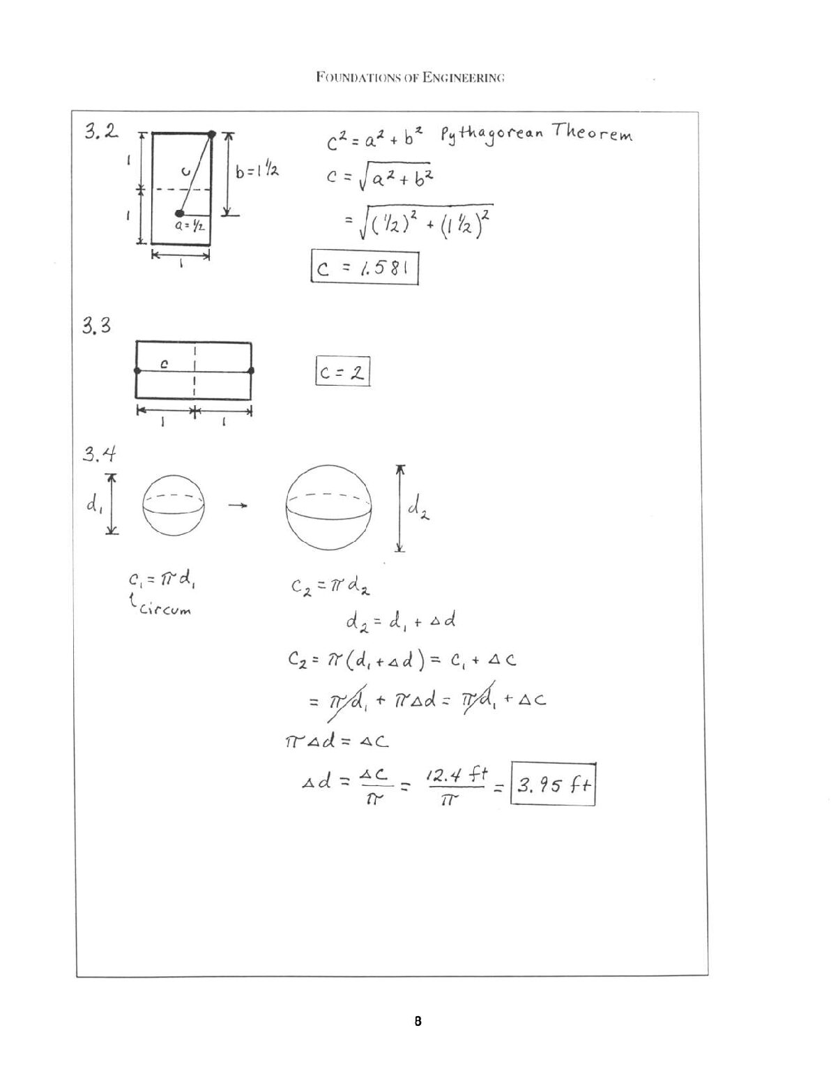 Solutions Manual For Foundations of Engineering 3rd Edition By Mark Holtzapple, Reece document preview page 9