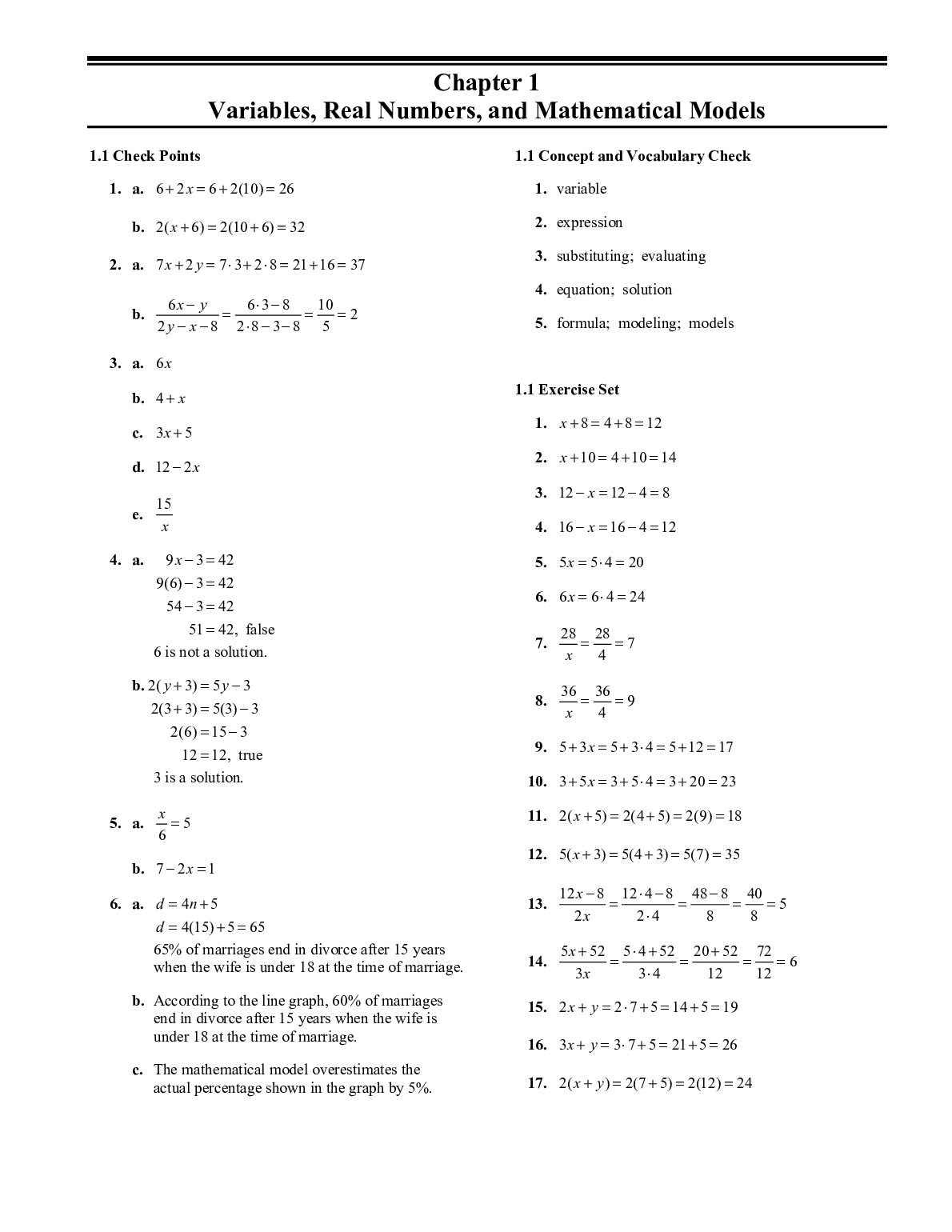 Solutions Manual For Introductory Algebra for College Students 8th Edition By Robert Blitzer document preview page 2
