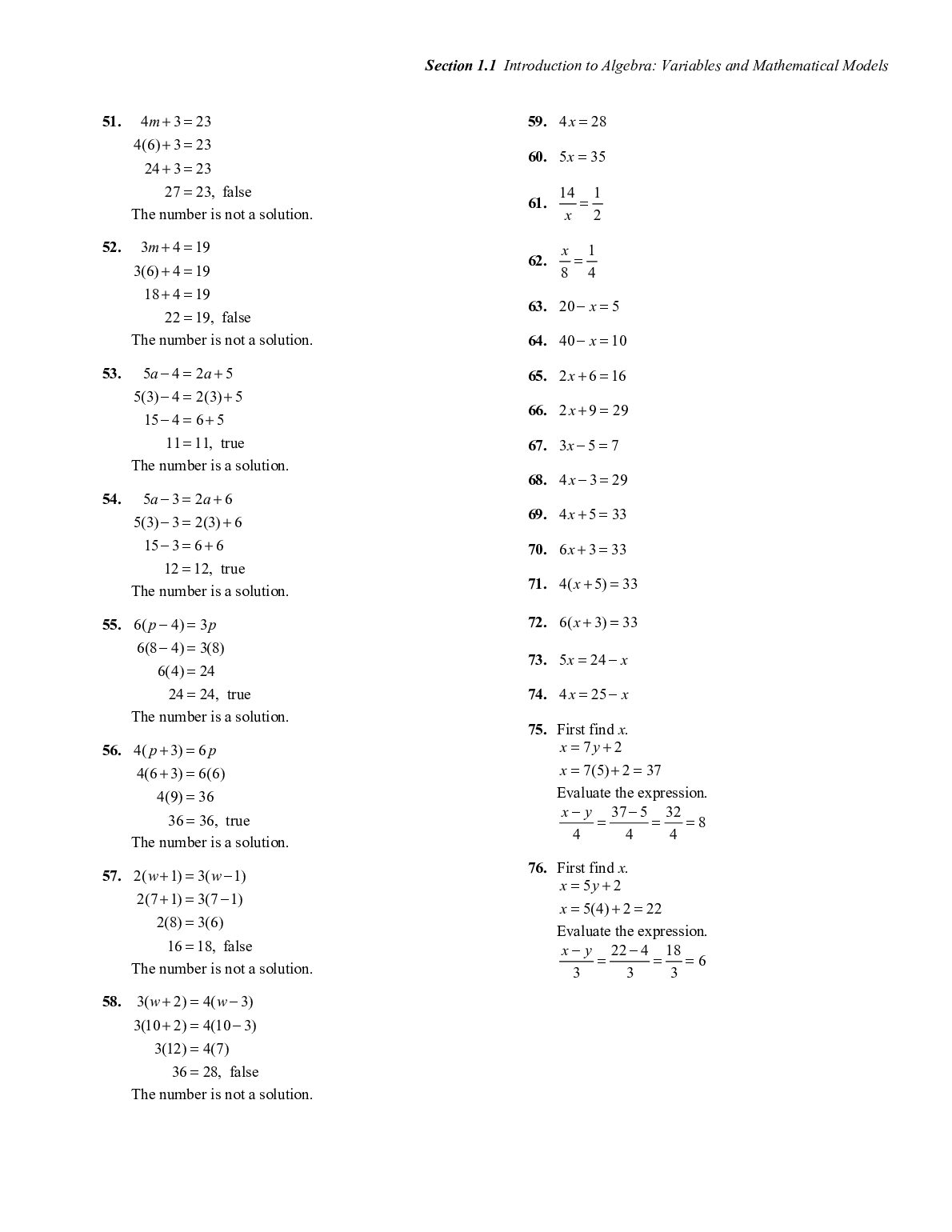 Solutions Manual For Introductory Algebra for College Students 8th Edition By Robert Blitzer document preview page 4