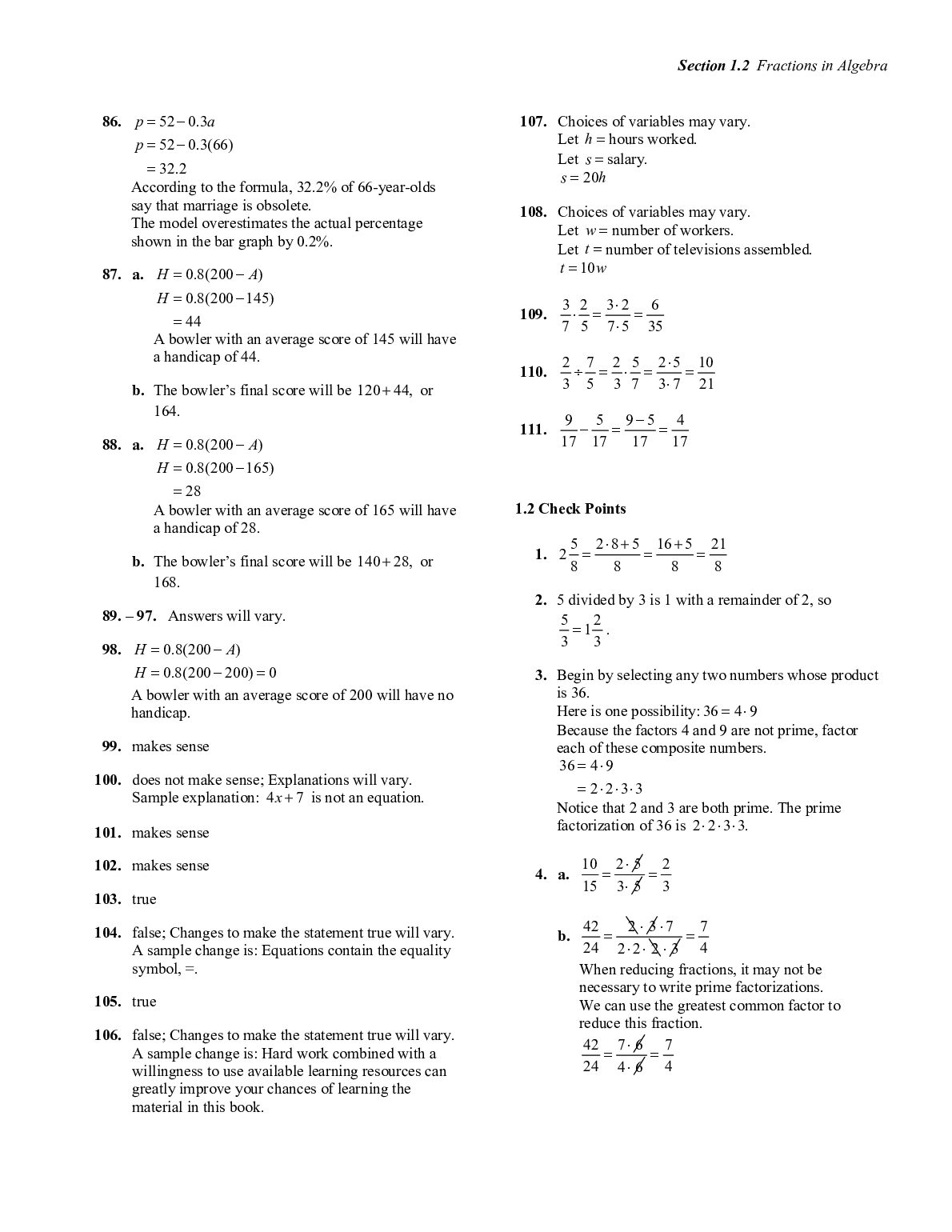 Solutions Manual For Introductory and Intermediate Algebra for College Students 6th Edition By Robert Blitzer document preview page 8
