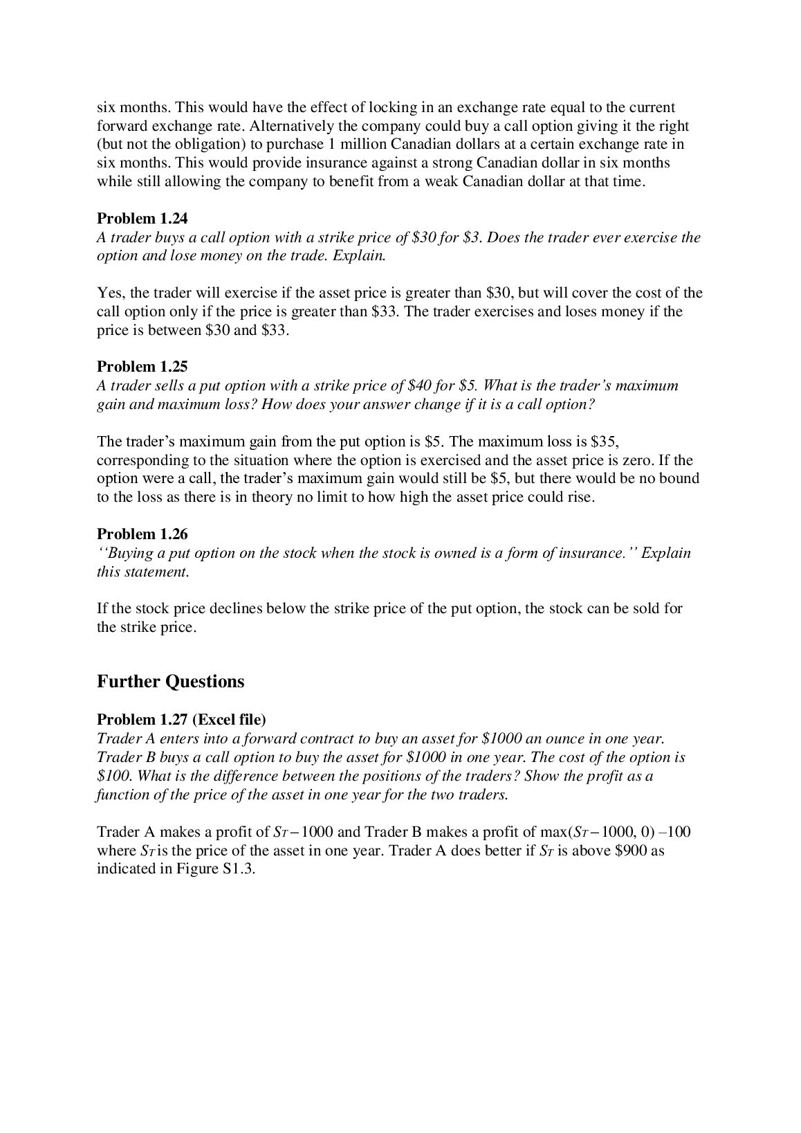 Solutions Manual For Fundamentals of Futures and Options Markets 9th Global Edition By John C. Hull document preview page 5