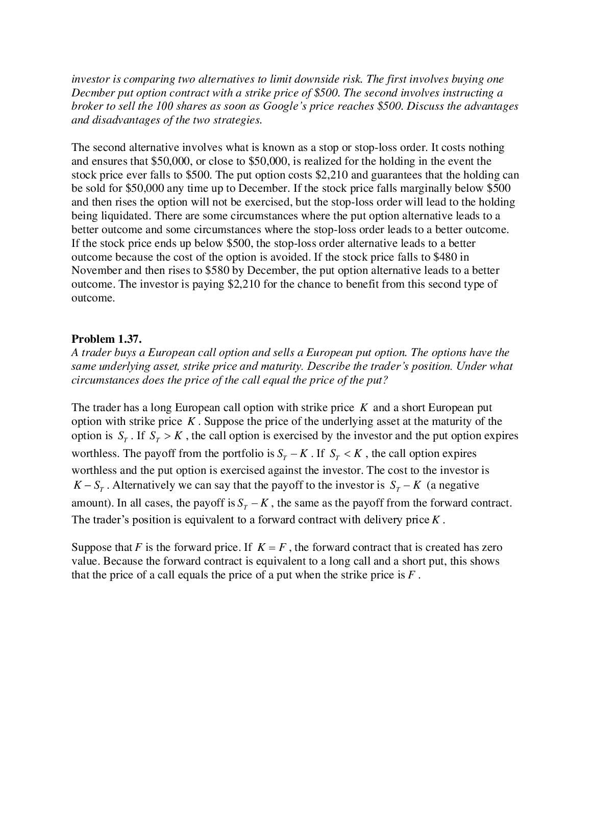 Solutions Manual For Fundamentals of Futures and Options Markets 9th Global Edition By John C. Hull document preview page 9