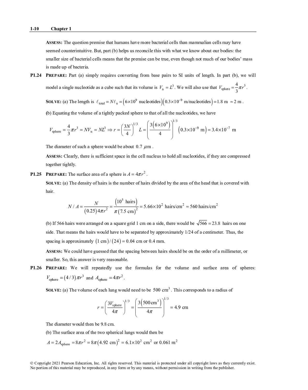 Solutions Manual University Physics for the Life Sciences 1st Edition By Randall  Knight  Brian Jones Stuart F document preview page 10