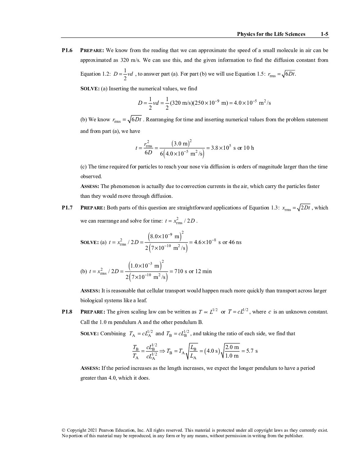 Solutions Manual University Physics for the Life Sciences 1st Edition By Randall  Knight  Brian Jones Stuart F document preview page 5