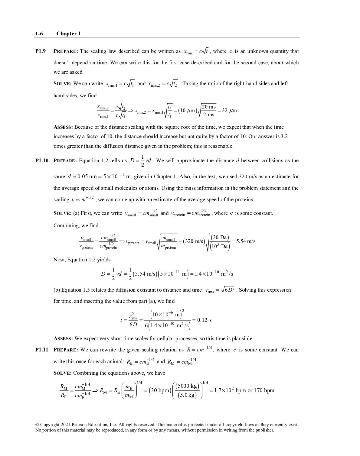 Solutions Manual University Physics for the Life Sciences 1st Edition By Randall  Knight  Brian Jones Stuart F document preview page 6