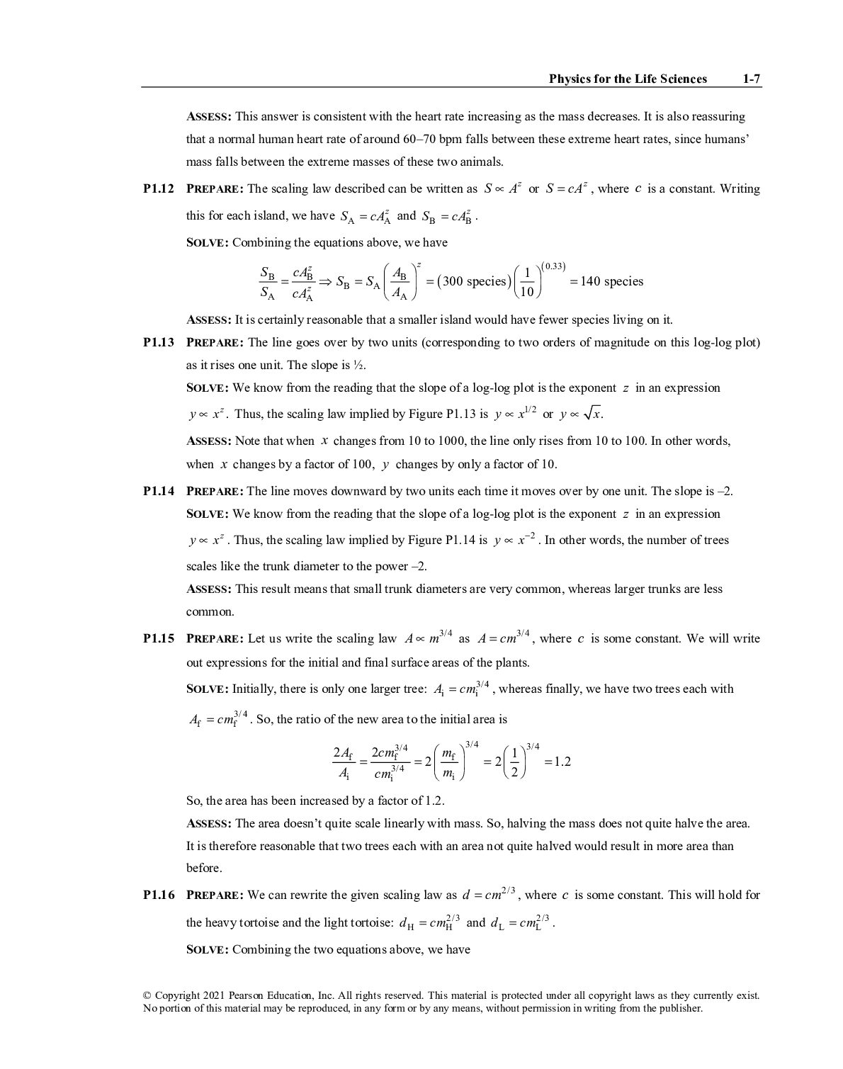 Solutions Manual University Physics for the Life Sciences 1st Edition By Randall  Knight  Brian Jones Stuart F document preview page 7