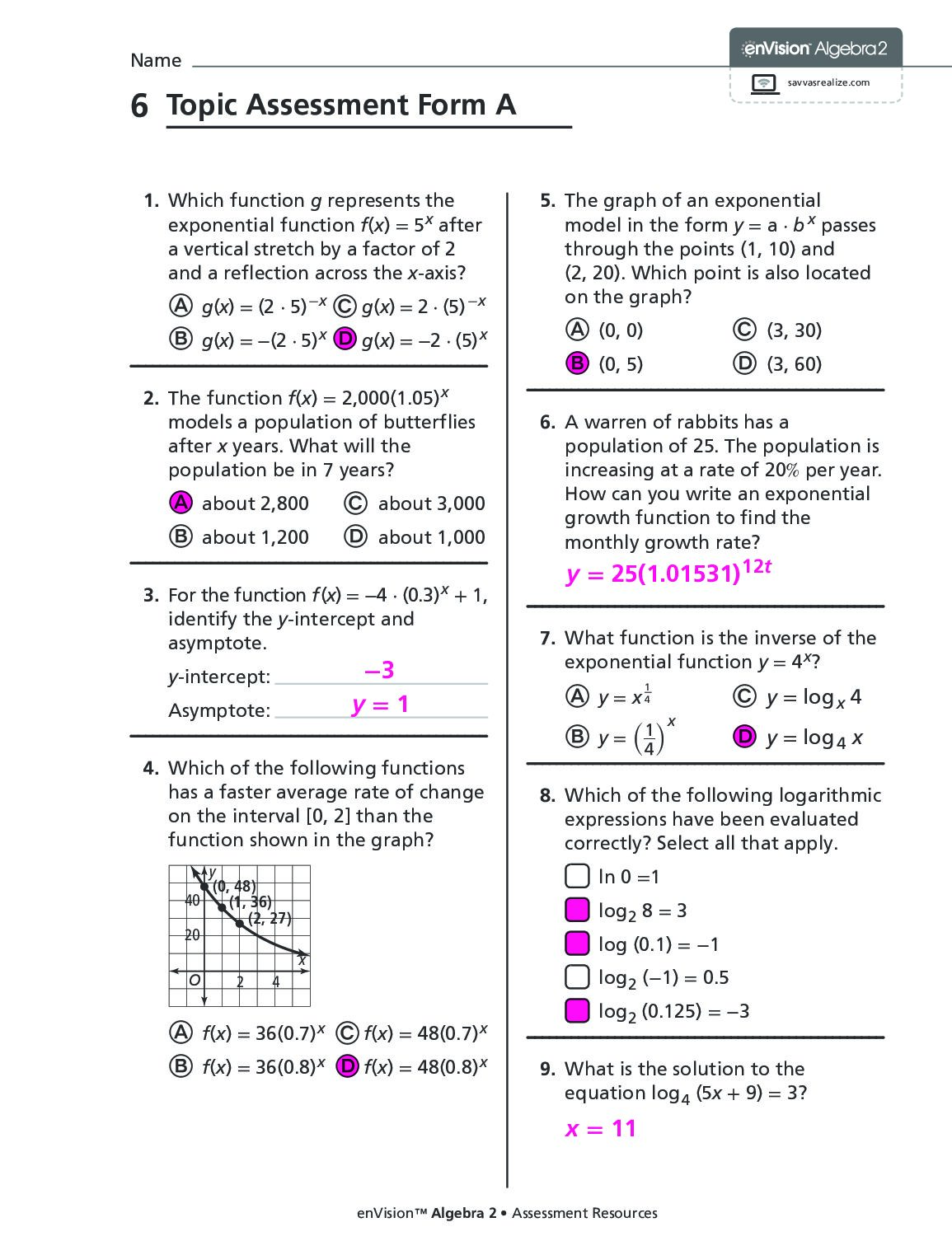 Topic_6_Assessment___Form_A___Answer_Key.pdf.pdf Preview 1