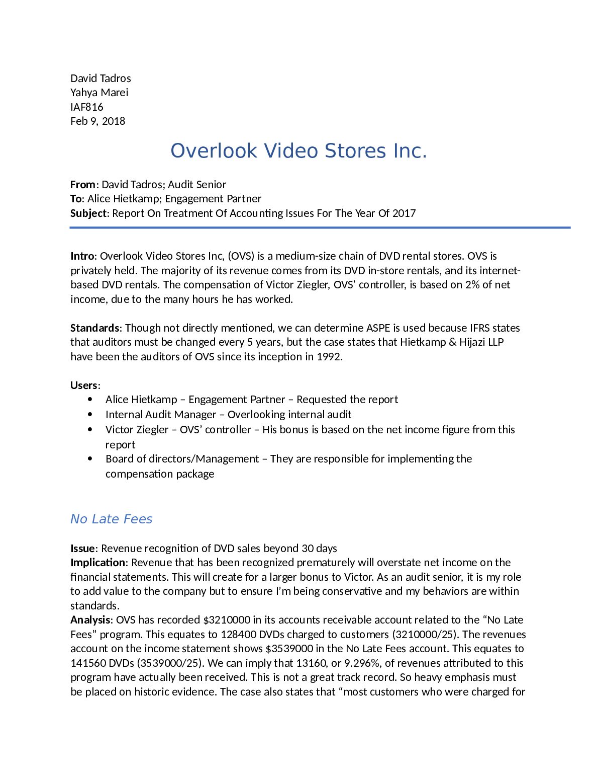 Overlook Video Stores Inc preview image
