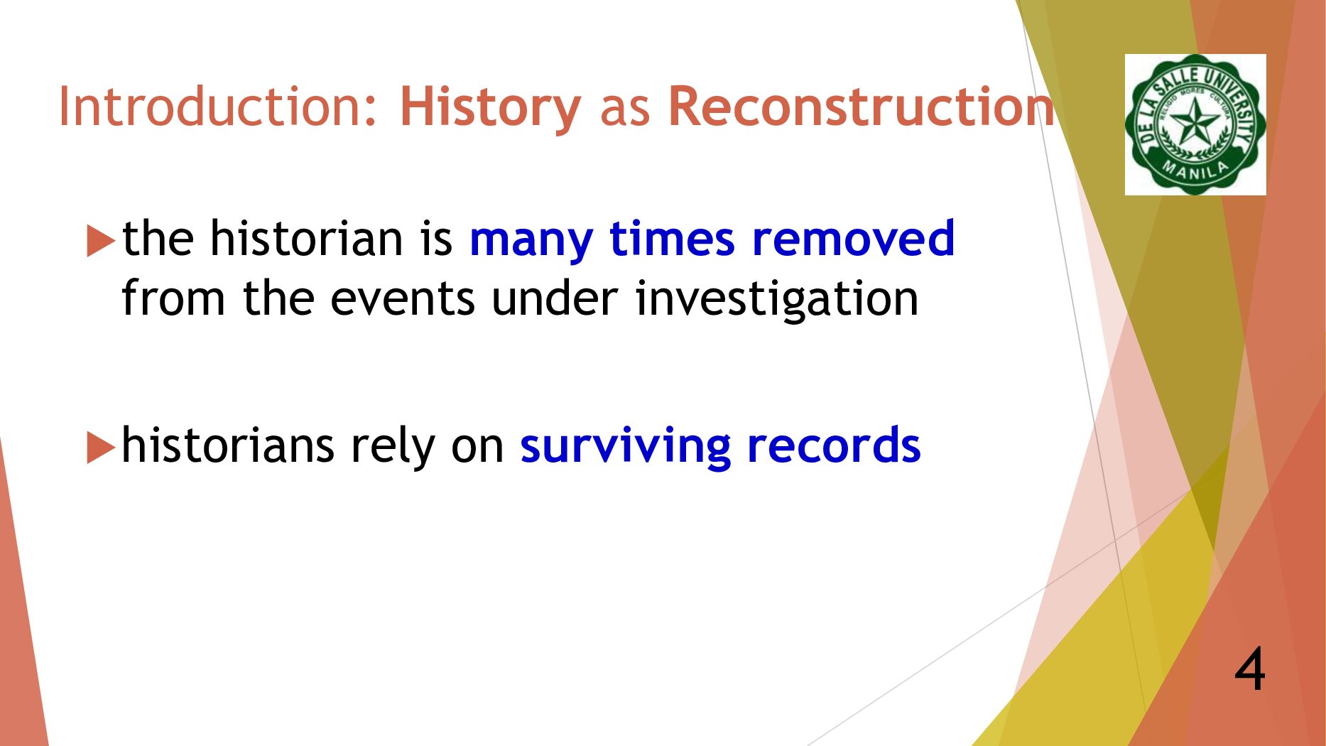 HISTORICAL METHOD Historical Sources Historical Criticism document preview page 4