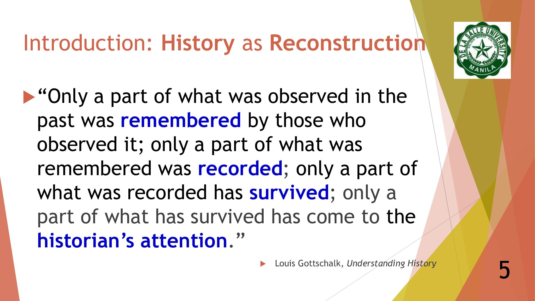 HISTORICAL METHOD Historical Sources Historical Criticism document preview page 5