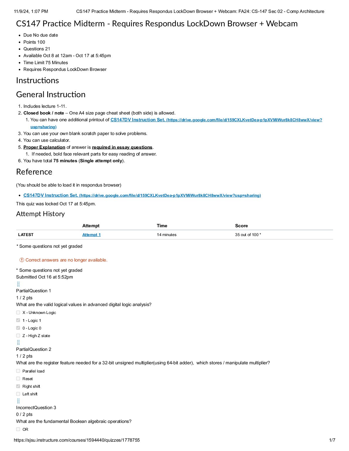 CS147_Practice_Midterm___Requires_Respondus_LockDown_Browser___Webcam__FA24__CS_147_Sec_02___Comp_Ar.pdf Preview 1