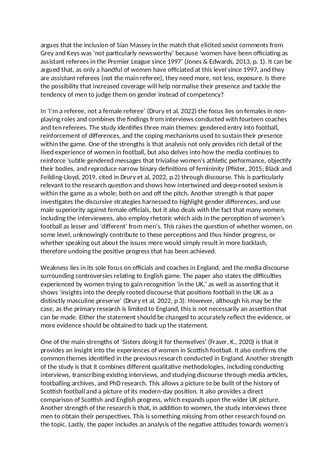 TMA02 - FINAL DRAFT. Do me a favour, love: a discursive analysis of how the media construct the  roles of women in men’s football in the UK. document preview page 2