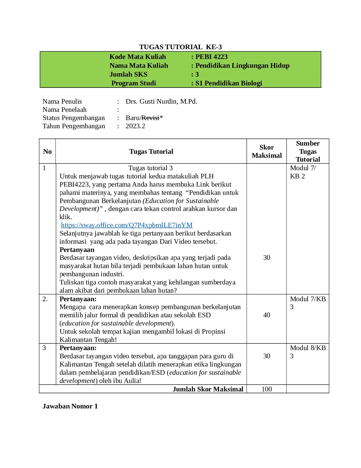 03_Tugas_3_Tutorial_PLH_PEBI4223_2023.2.docx.pdf Preview 1