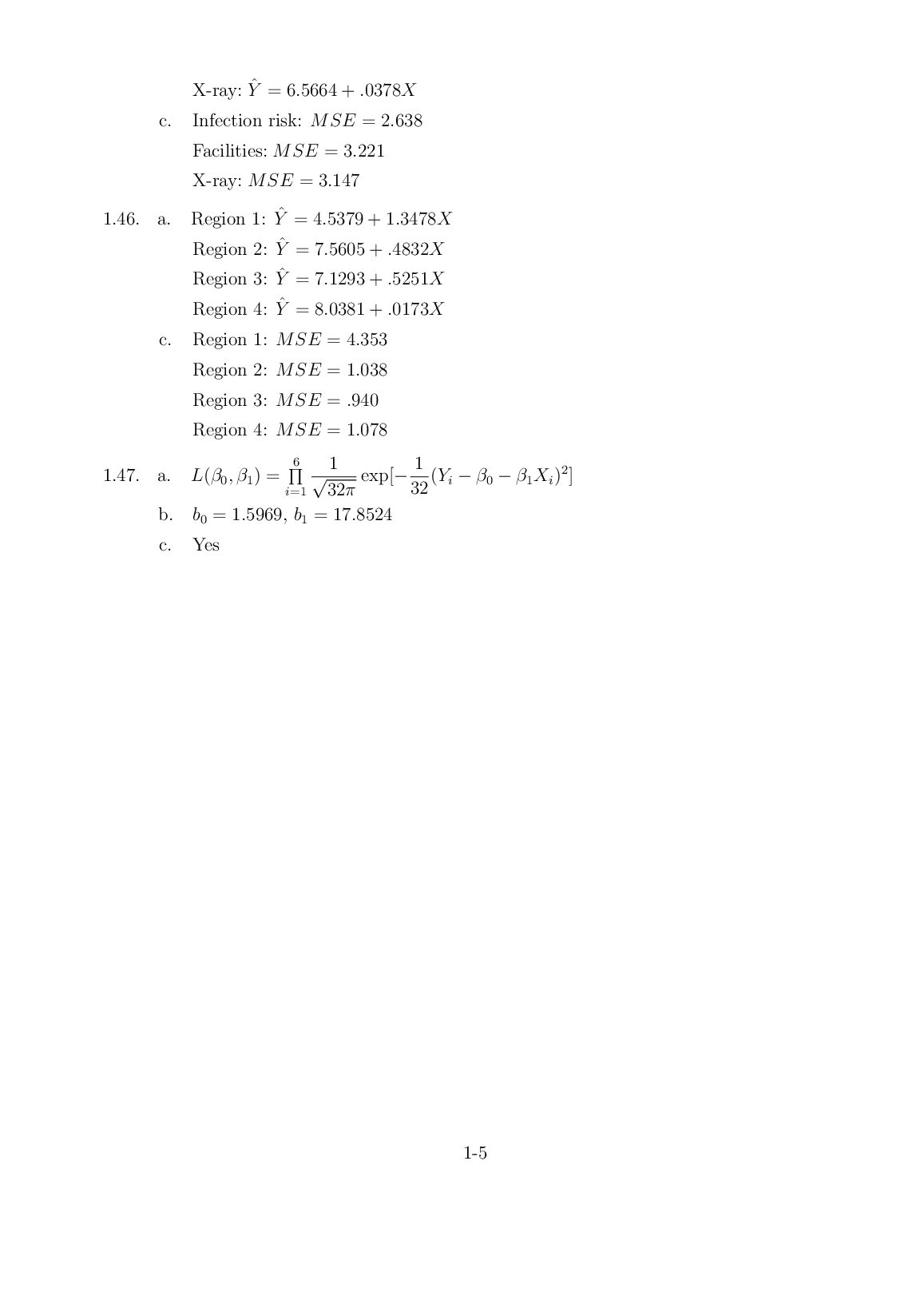 Solutions Manual by Applied Linear Statistical Models Fifth Edition by Michael H. Kutner and Christopher J. Nachtsheim document preview page 10