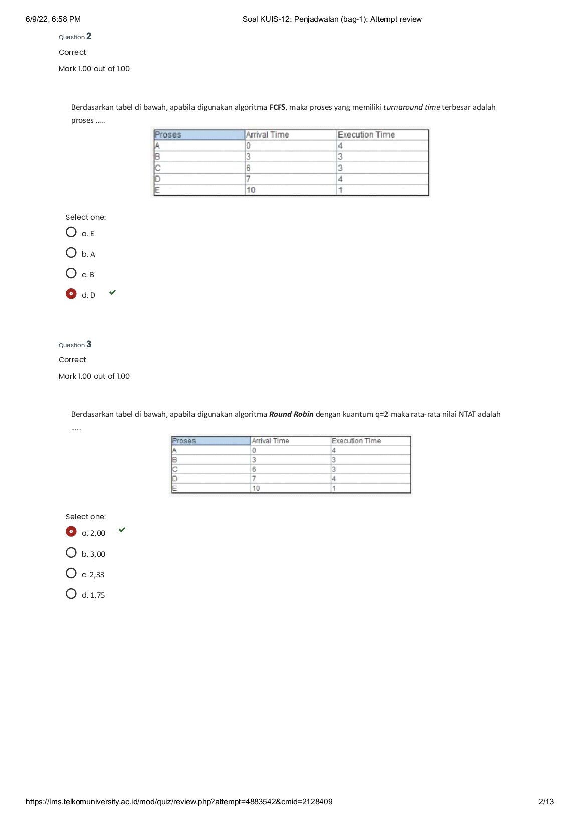 Soal KUIS-12_ Penjadwalan (bag-1)_ Attempt review. document preview page 2