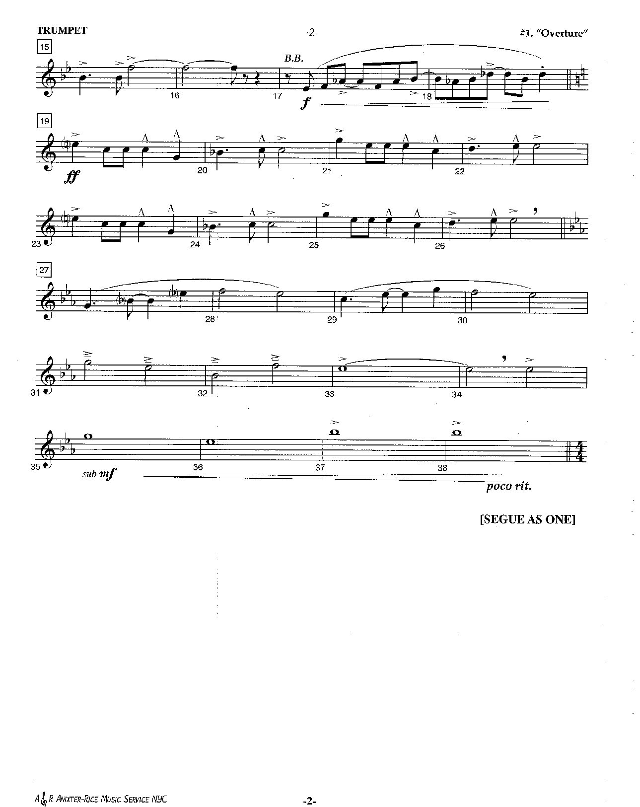 MUSC MISC Newsies MTI 2. Trumpet document preview page 4