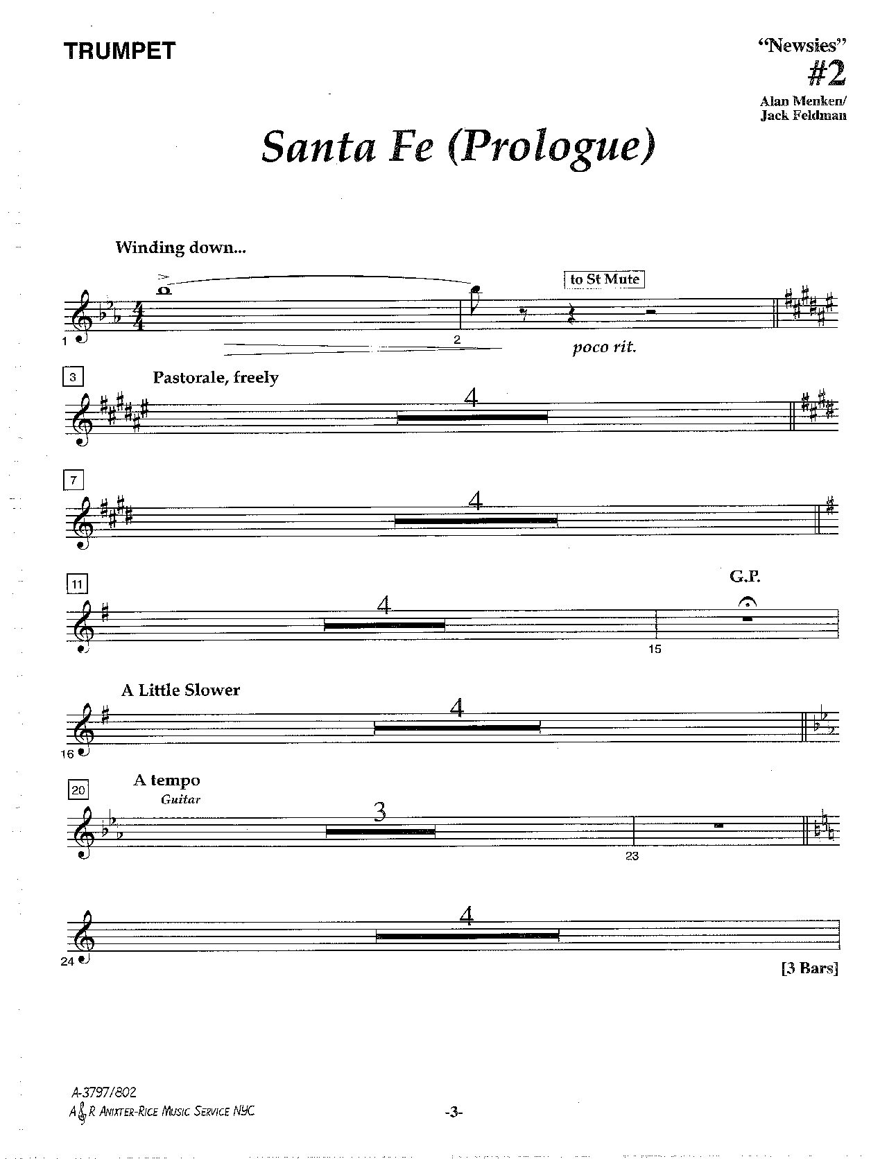 MUSC MISC Newsies MTI 2. Trumpet document preview page 5