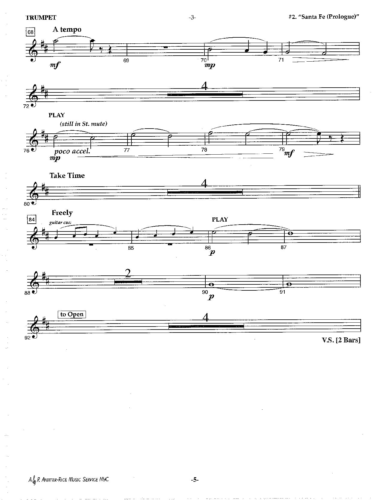 MUSC MISC Newsies MTI 2. Trumpet document preview page 7
