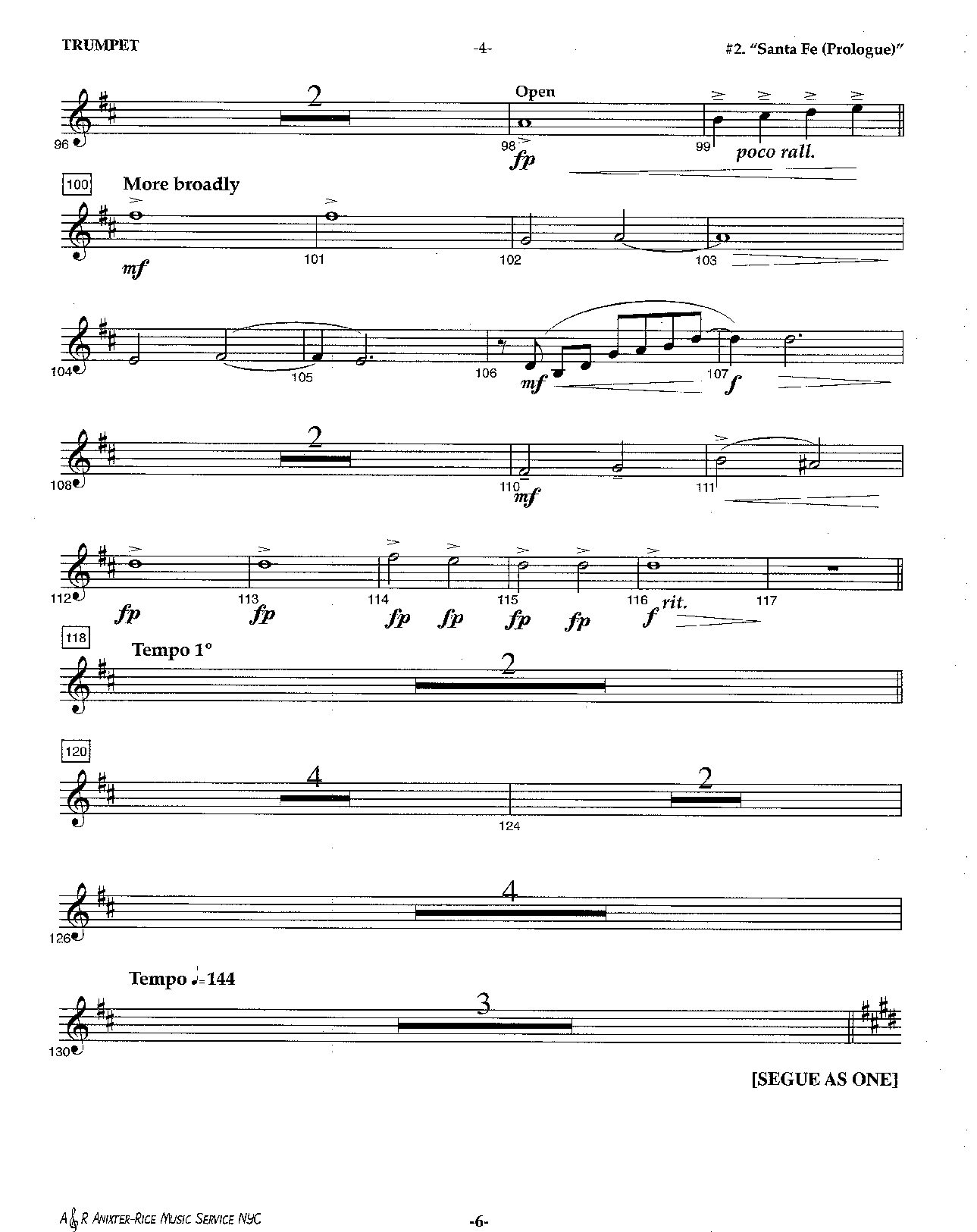 MUSC MISC Newsies MTI 2. Trumpet document preview page 8