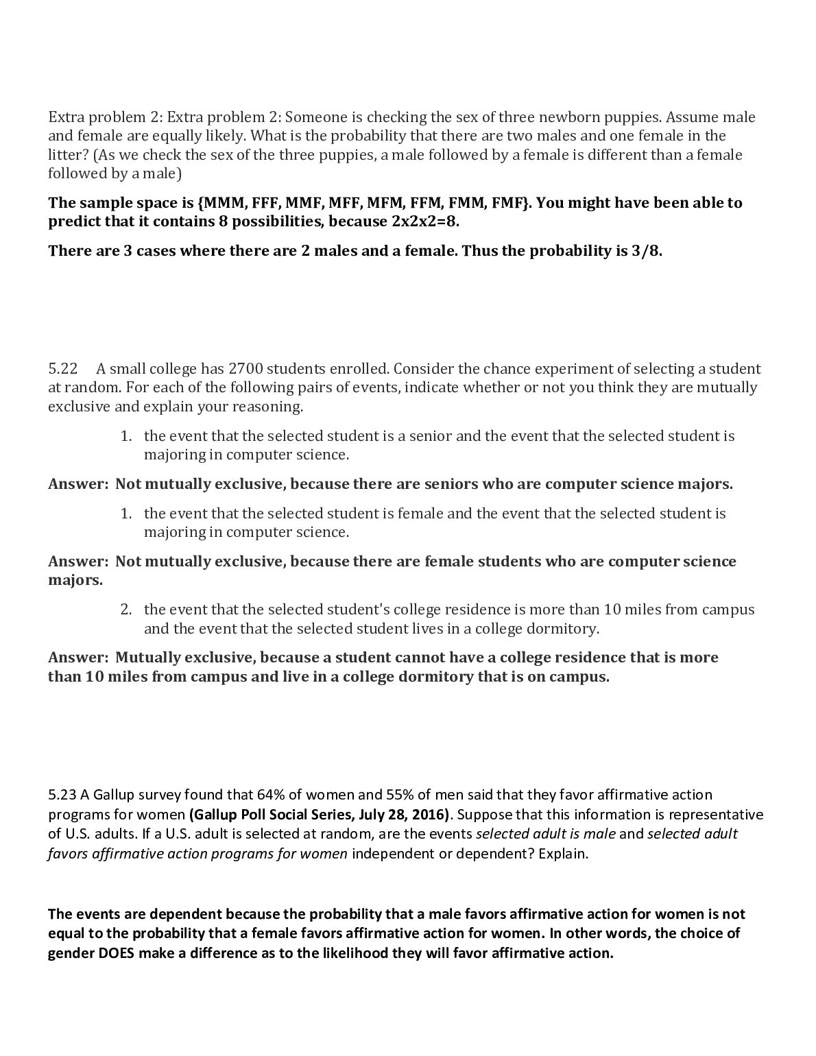 STAT 281  Test 2 Practice Problems document preview page 3